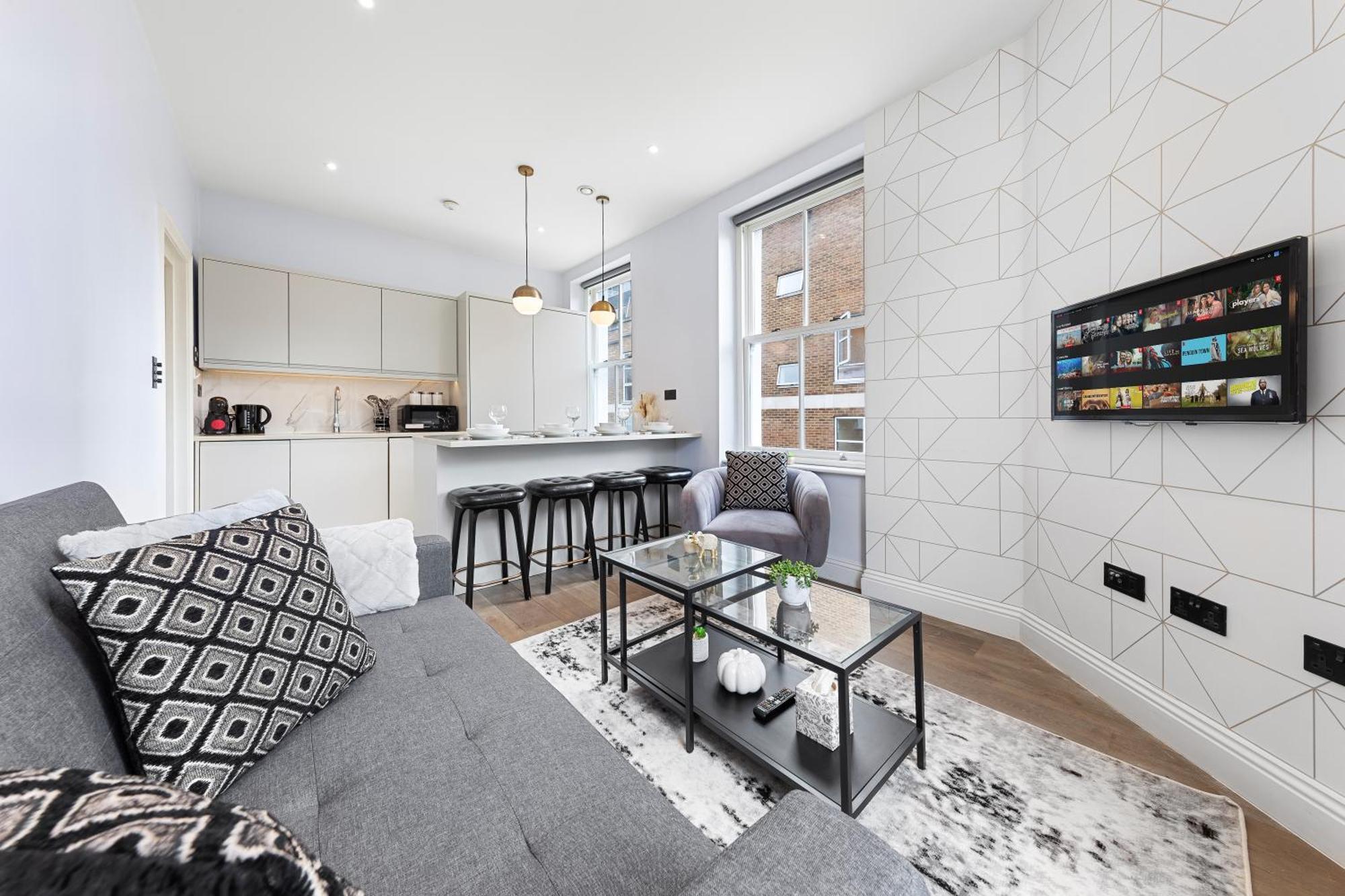 Апартаменты Stunning 1 Bedroom In Westminster With Ac Sleeps 4 Лондон